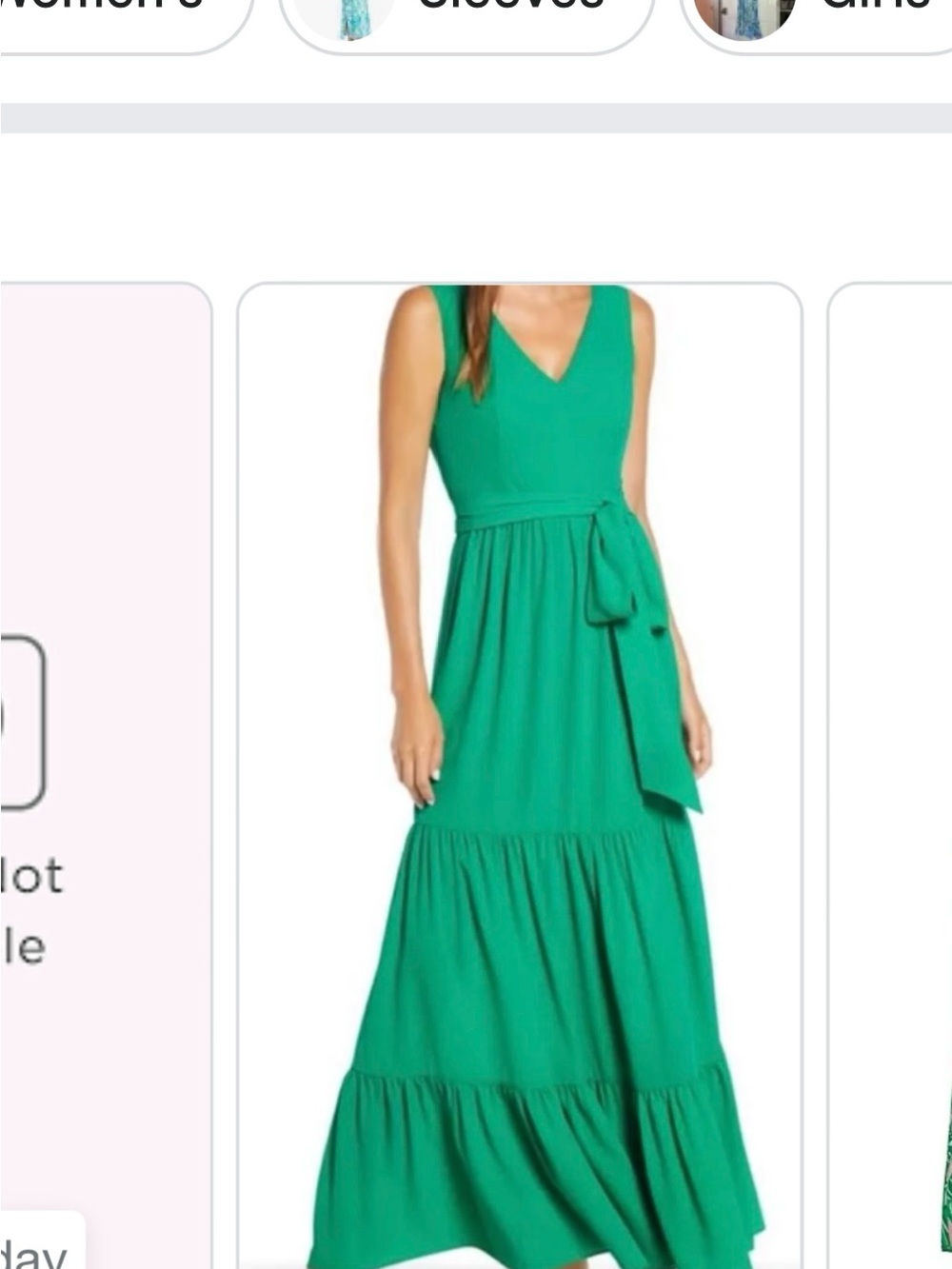 Lilly Pulitzer Maurine Maxi Dress in Emerald Green